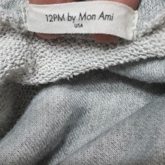 12PM by Mon Amy USA  sweater size medium gray color - Picture 7 of 8